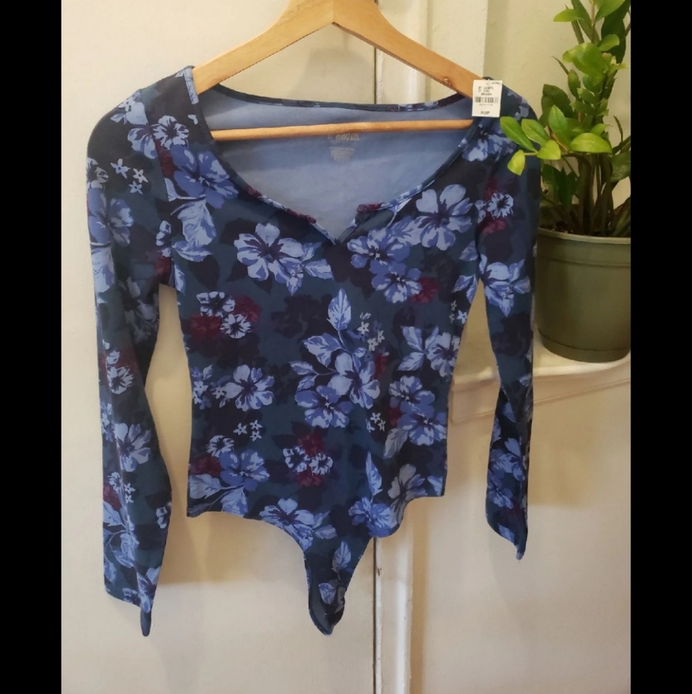 PINK Victoria's Secret Floral Body Suit
